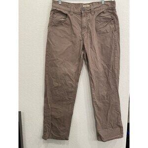 Men's Brown‎ Carpenter Pants 36x32 Straight Leg Outdoor Work Blue Mountain